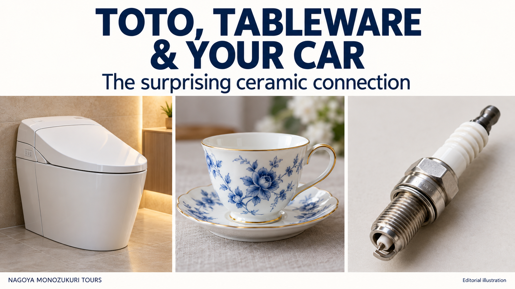 What Connects TOTO Toilets, Fine China and Spark Plugs?